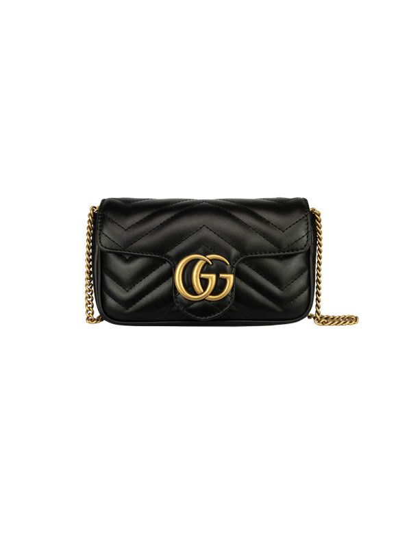 GUCCI Soho Monogram Unisex Plain Leather Long Wallet Small Wallet Logo  (598209 A7M0G)