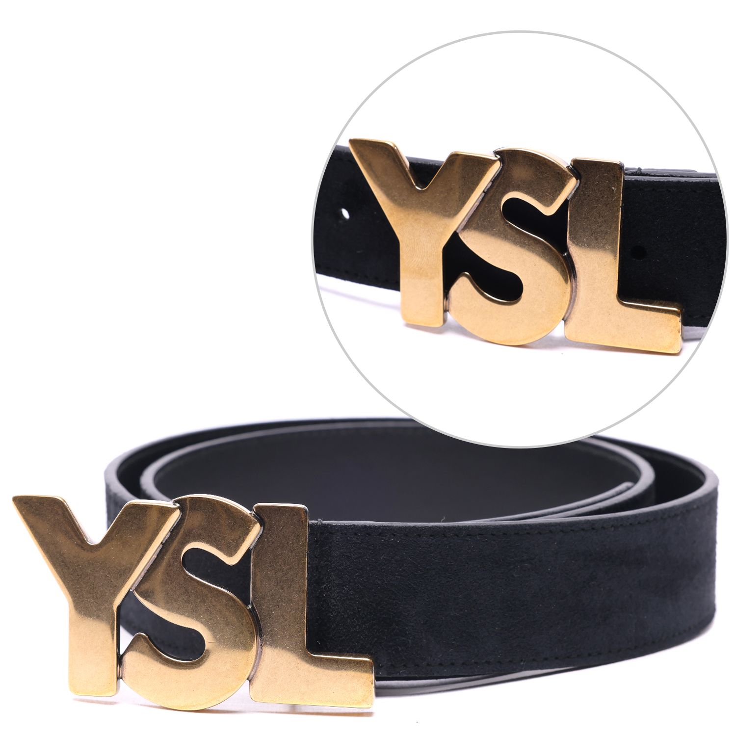 남성 YSL 로고 벨트 274611 C0W0G 1000