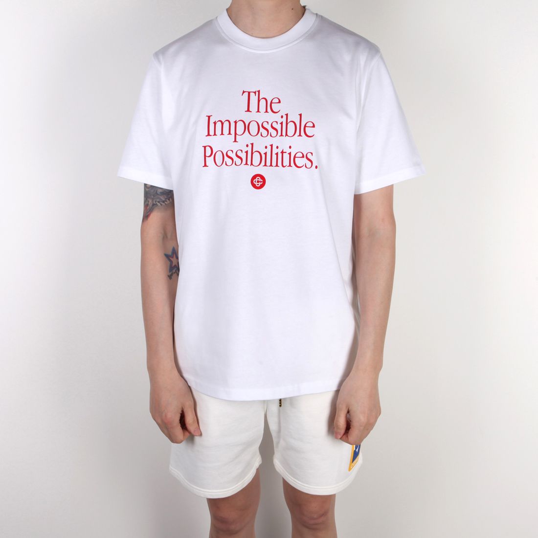 IMPOSSIBLEPOSSIBILITIES 라운드 화이트