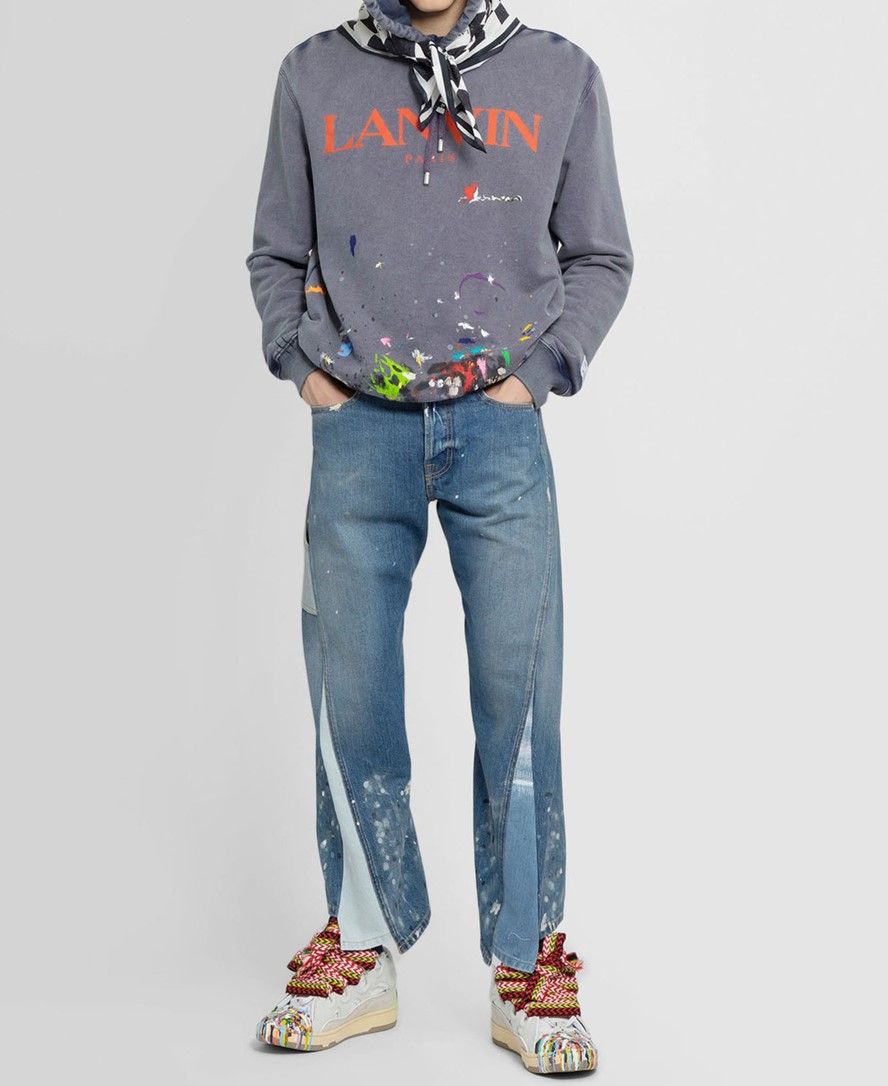 랑방(Lanvin) | x 트위스트 X 갤러리 디파트먼트 PAINTEFFECT TWISTED 데님 진 RMTR0076D00822 | 트렌비
