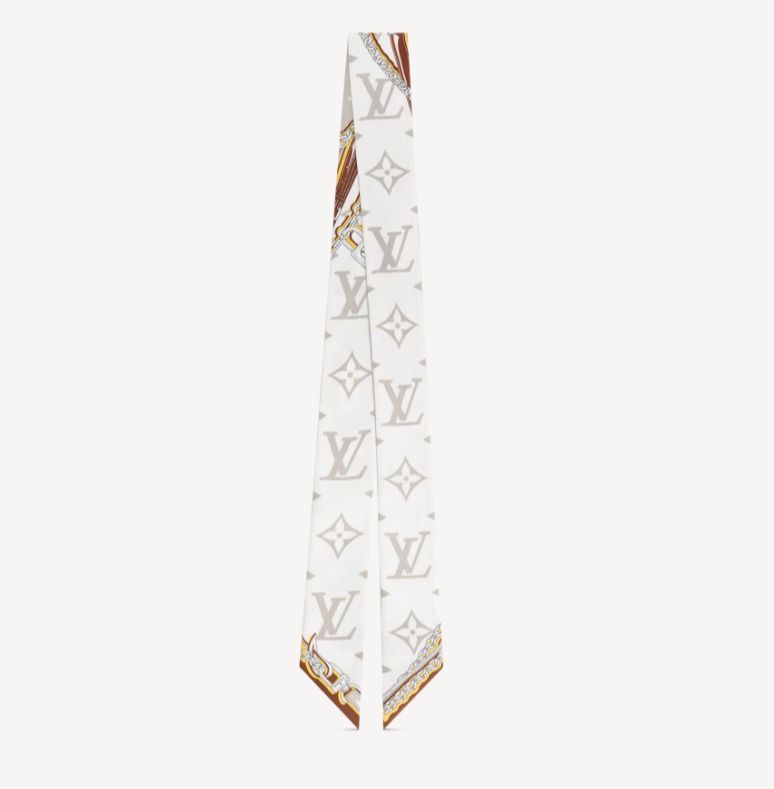 Louis Vuitton Ultimate Monogram Bandeau Beige Clair Silk