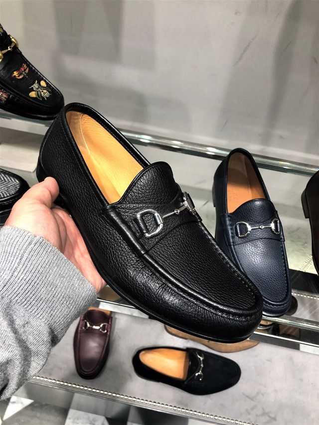 홀스빗 남성 로퍼 네이비
