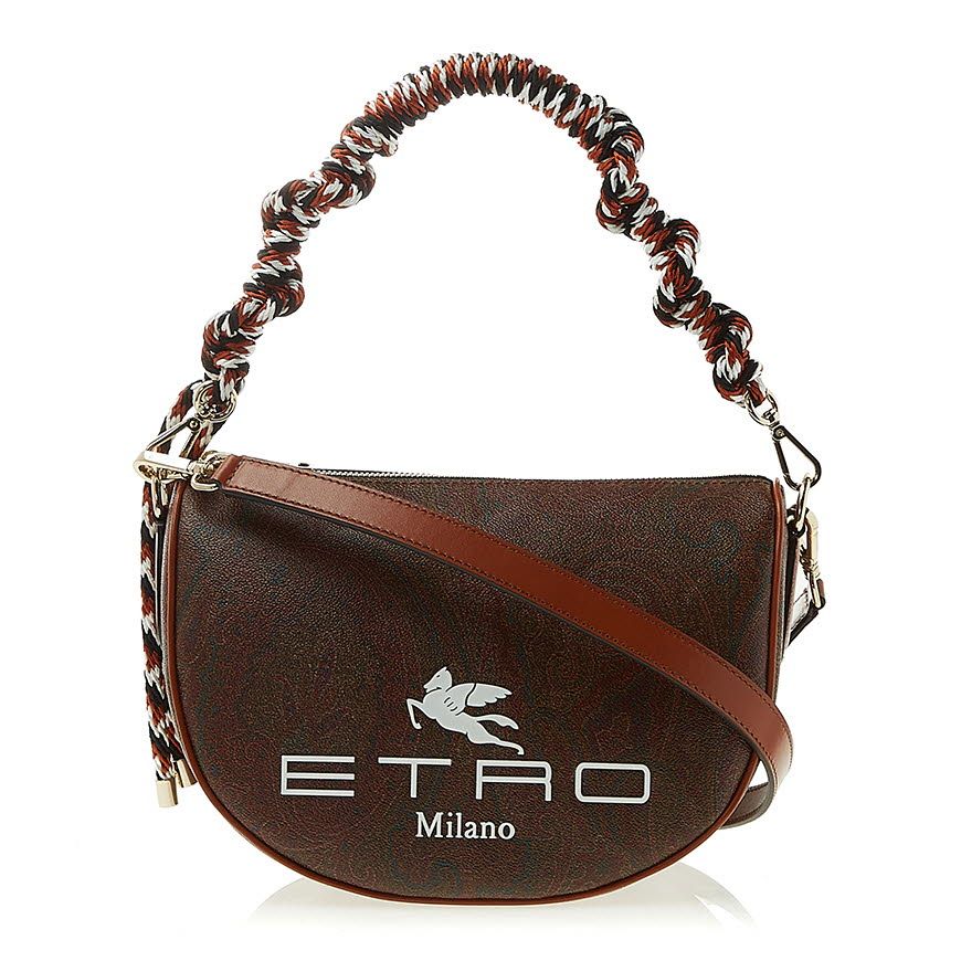 Leather satchel Etro Red in Leather - 34341117