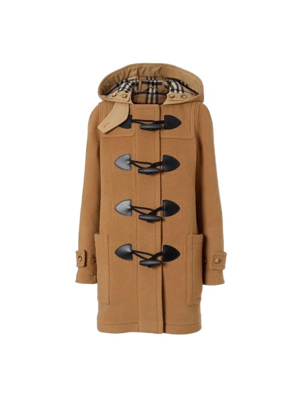 버버리-버버리 머튼 여성 더플 코트 카멜 Merton Women Duffle Coat Camel 80218861 | 트렌비