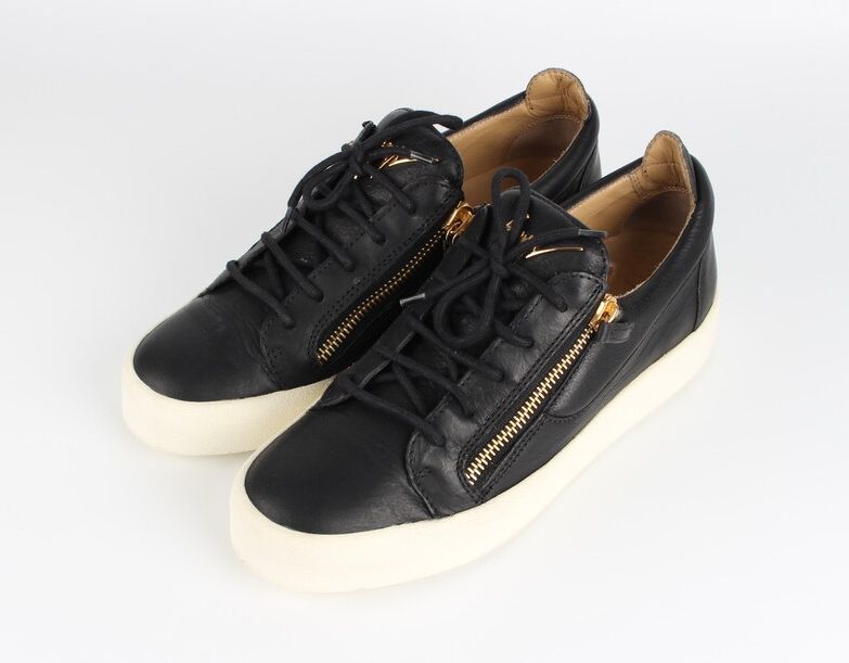 Giuseppe Zanotti Giuseppe Patch Gold Logo Sneakers Black 36