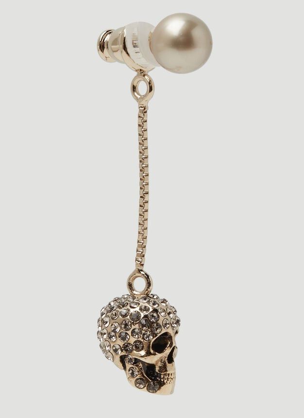ALEXANDER MCQUEEN 골드 해골 귀걸이 맥큐알렉산더맥퀸