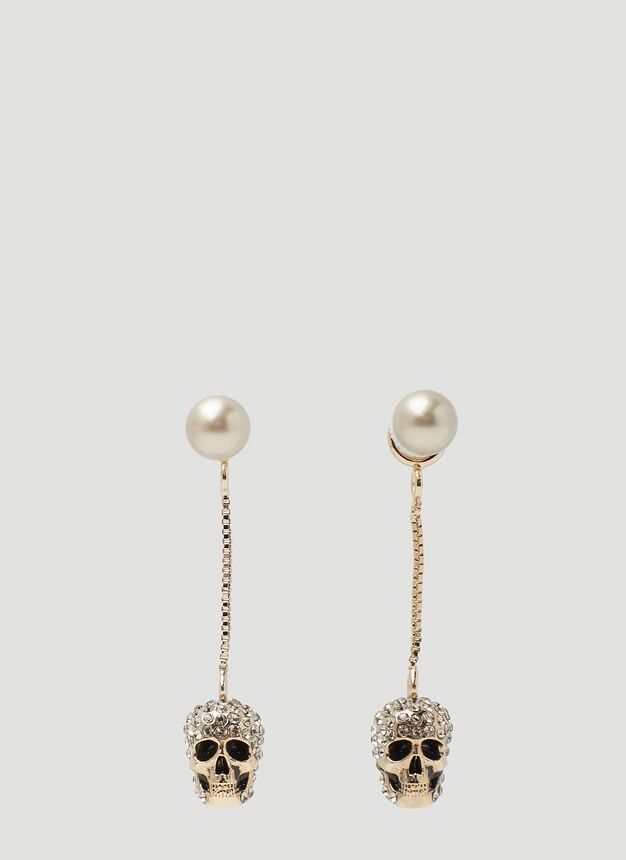 ALEXANDER MCQUEEN 골드 해골 귀걸이 맥큐알렉산더맥퀸