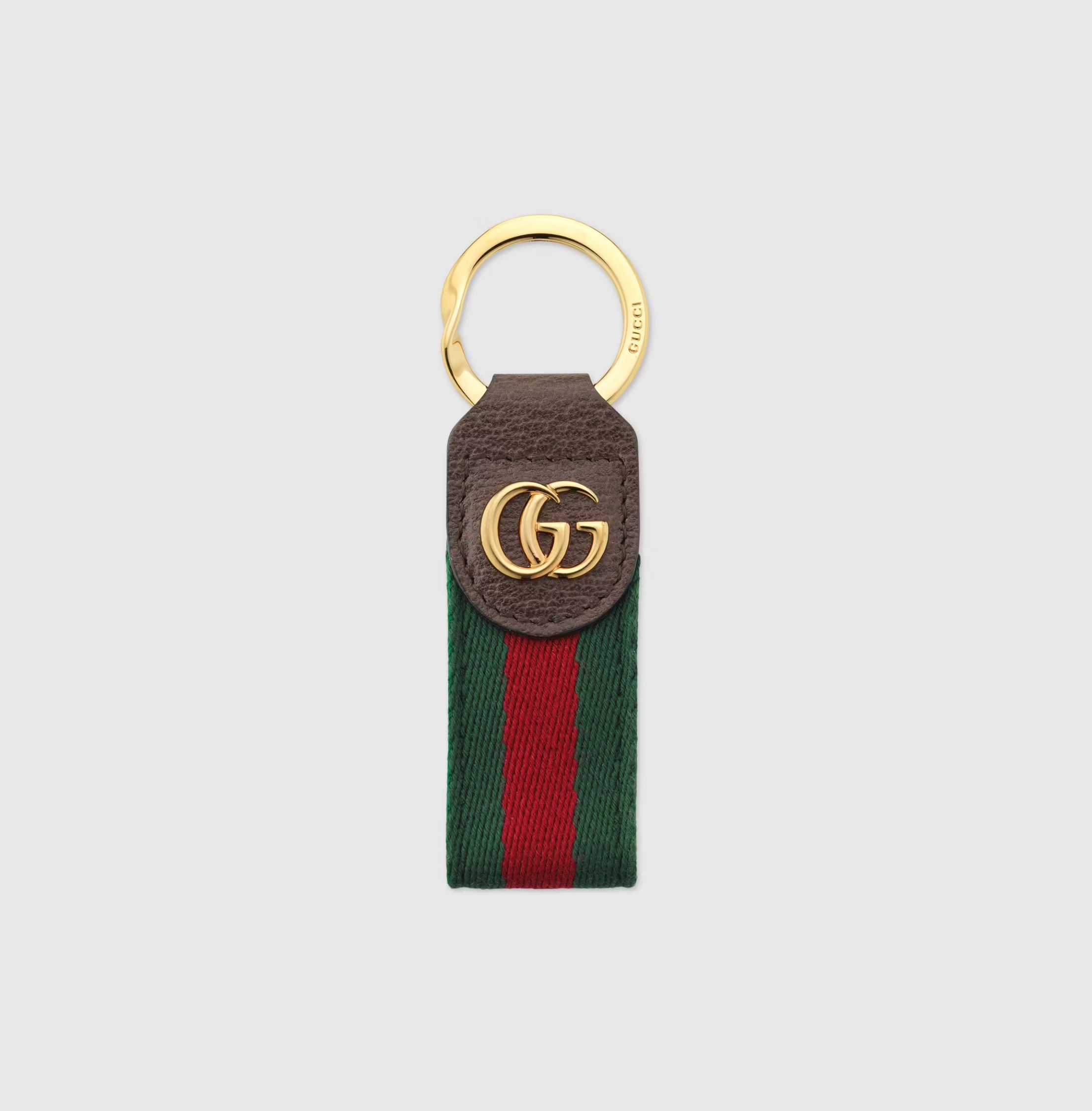 GG 오피디아 키링 키홀더 브라운