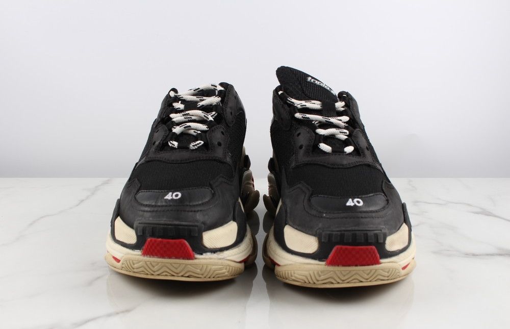 Balenciaga Triple S Black Red 40 43115901 | eBay