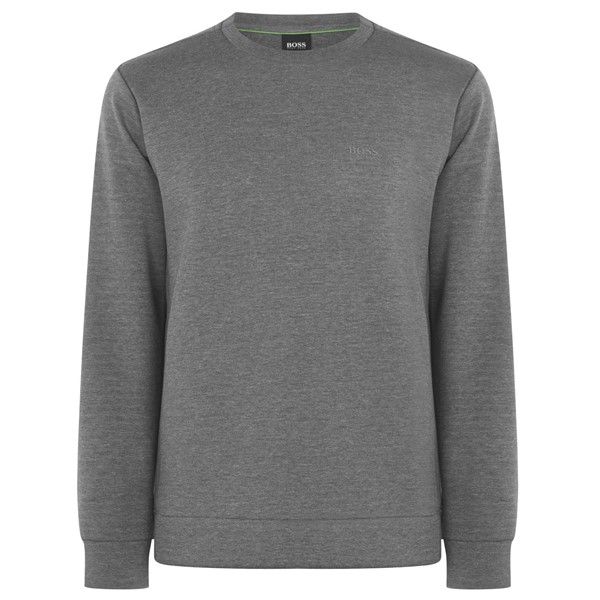 휴고보스-크루 스웻셔츠 그레이 SalboX Crew Sweatshirt Grey 031 52247002 | TRENBE