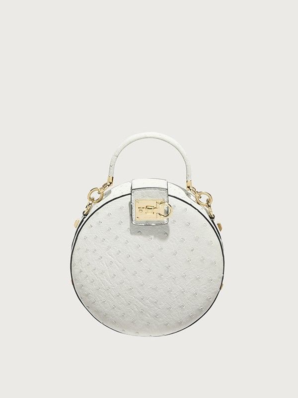 Ferragamo round studio bag sale