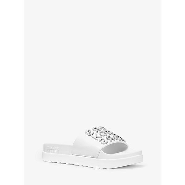 tyra embellished slide sandal