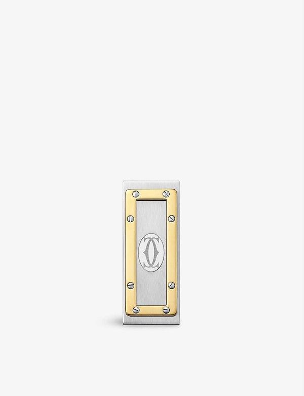 Santos de Cartier stainless steel money clip