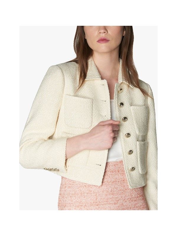 lk bennett cream jacket