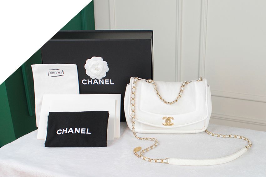 CHANEL ビーズマトラッセCCターンロックチェーンショルダー