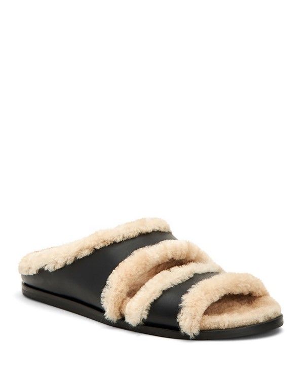 Aquatalia Imina Cozy Shearling Slippers prod237760001BLACK TRENBE