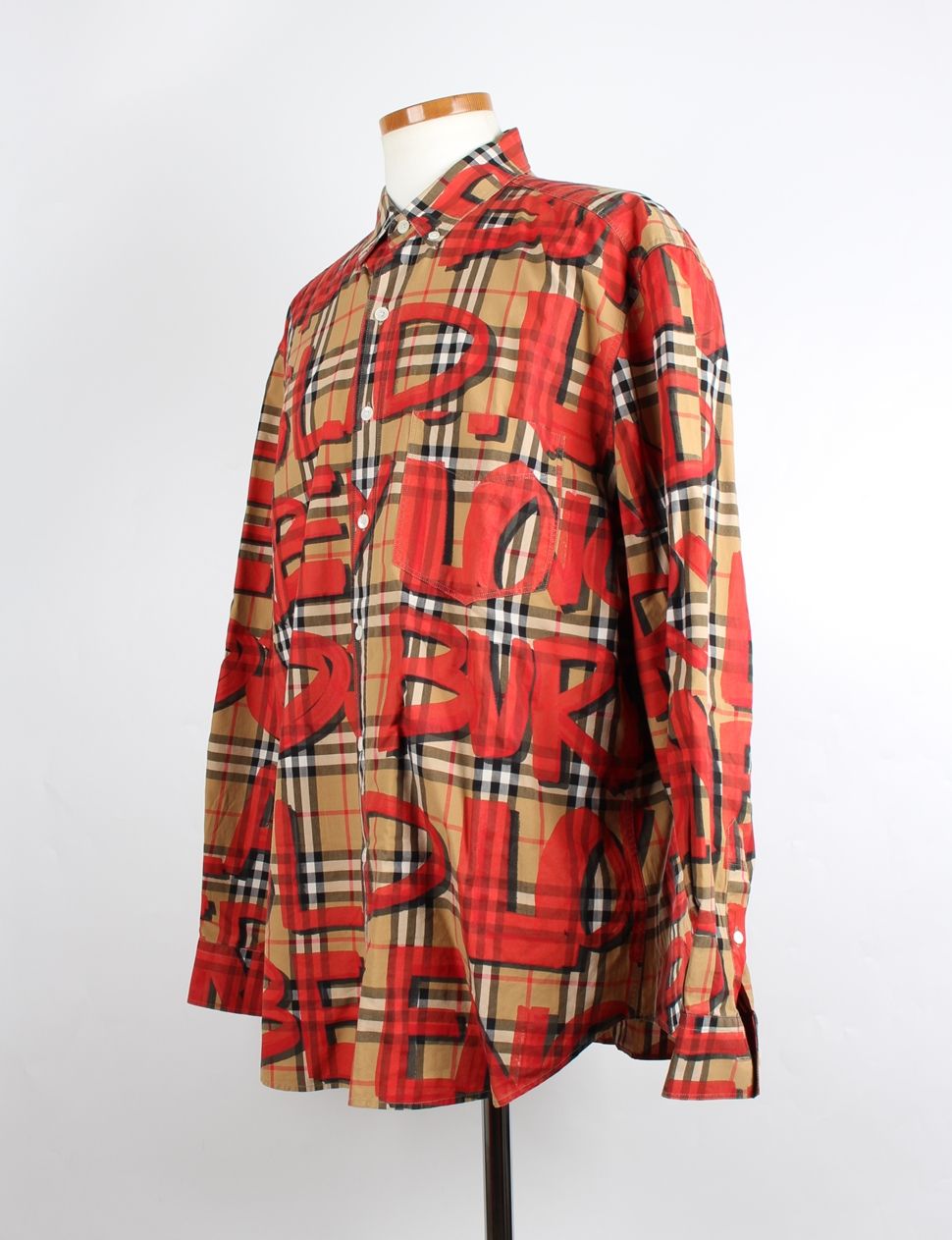Burberry Graffiti Check Shirt 12345 44457861 | eBay