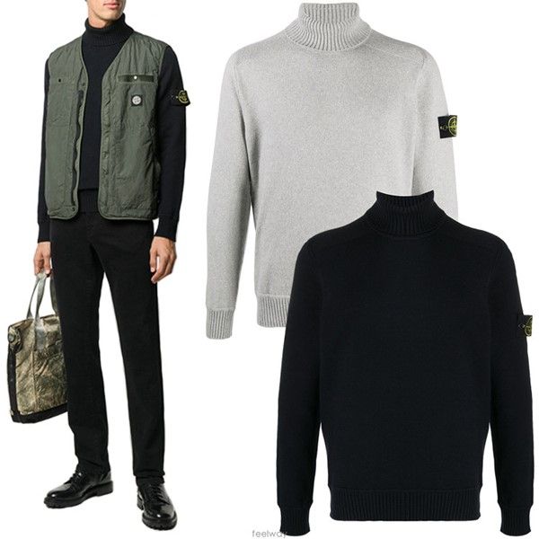 Maglia girocollo ricamata Stone Island 24319877