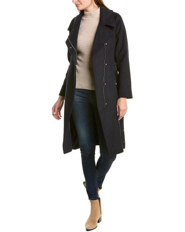 Marc new york hot sale wool blend trench coat