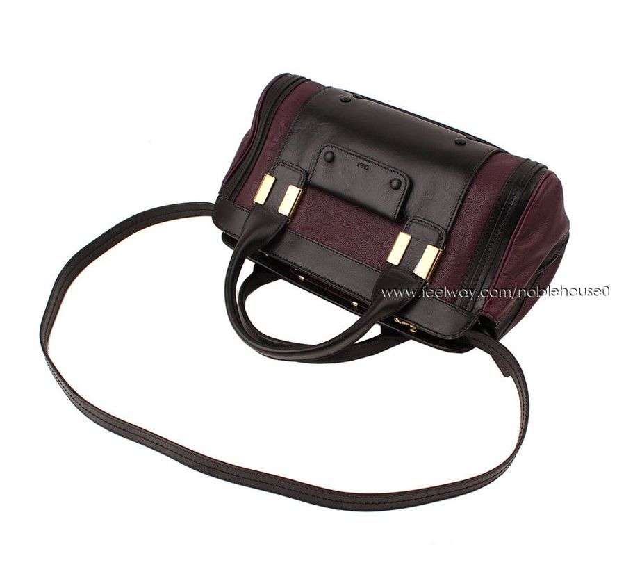 Chloe Little Alice Shoulder Bag 2way Genuine Leather Black x