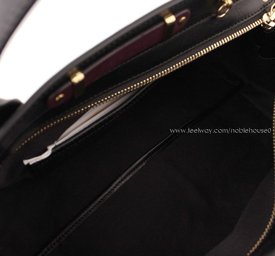 Chloe Purple & Black Little Alice Tote and Shoulder Bag