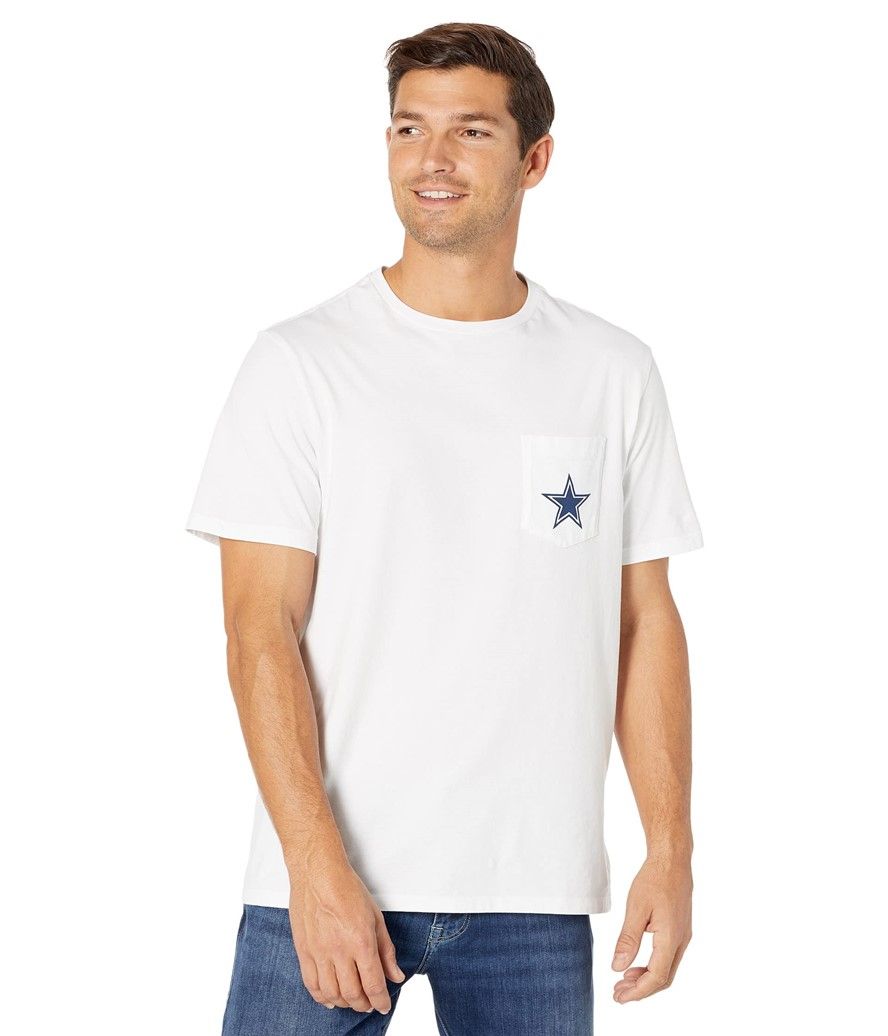 Dallas Cowboys-롱 슬리브 후드 티셔츠 Dallas Cowboys Dallas Cowboys Vineyard Vines  Rod Flag Long Sleeve Hooded Tee 95881029