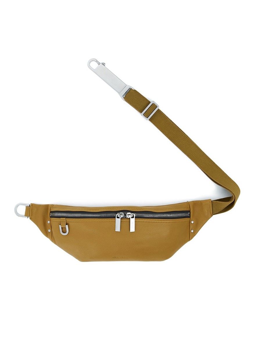 릭오웬스-RICK OWENS SS22 FOGACHINE GEO BUMBAG IN SOFT GRAIN 소프트