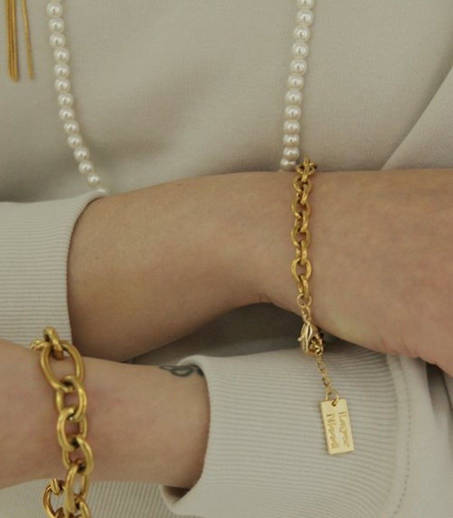 미니 체인 gold basic mini chain BR 444