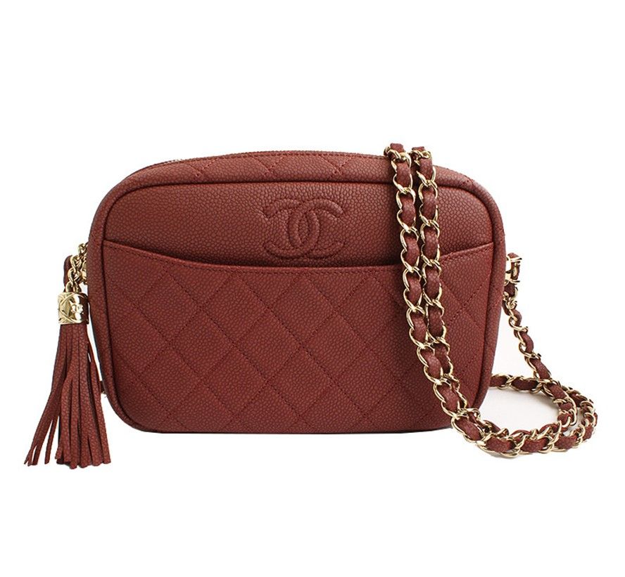 CHANEL Rose Brown Soft Gold Hardware Camera Crossbody Bag 26 CHANEL Rose Brown Soft Gold Hardware Camera Crossbody Bag 26