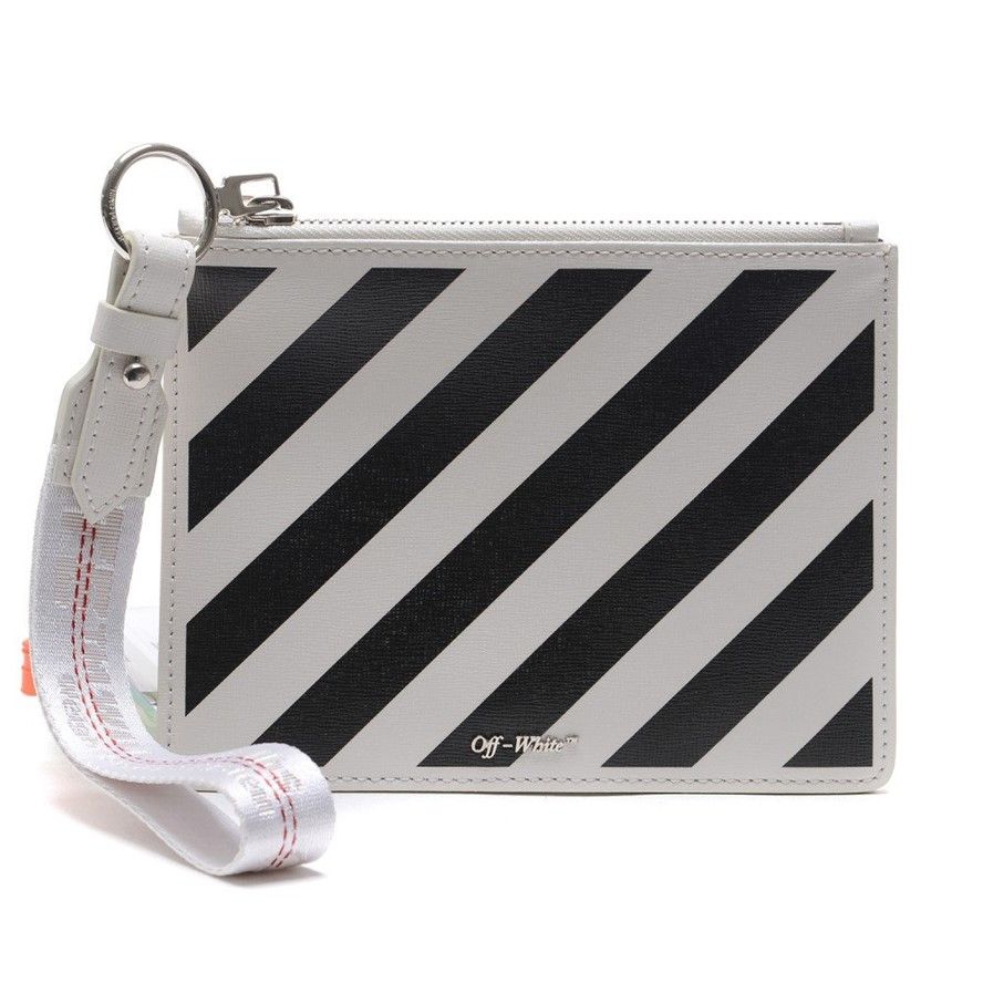 BLACK OFF-WHITE BLOCK QUOTE BAG (OWNM019F22LEA003)