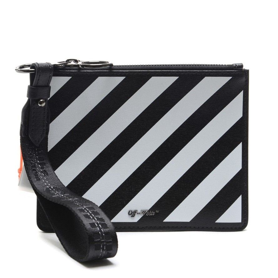 Off-White Jitney Quote French Wallet Black Multi
