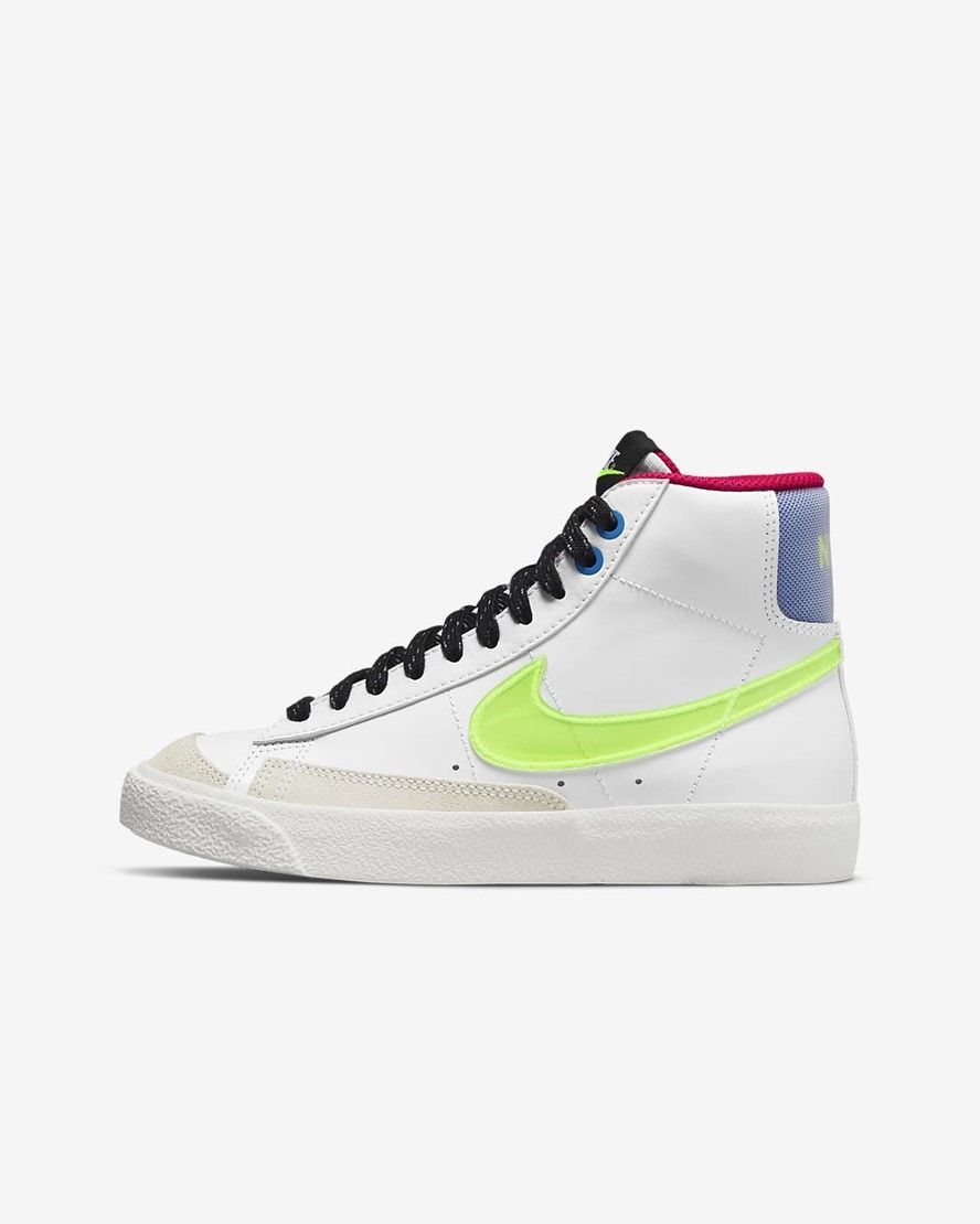 나이키-블레이저 빅 신발 Nike Blazer Mid '77 Big Kids' Shoes Dv2234-100 | Trenbe