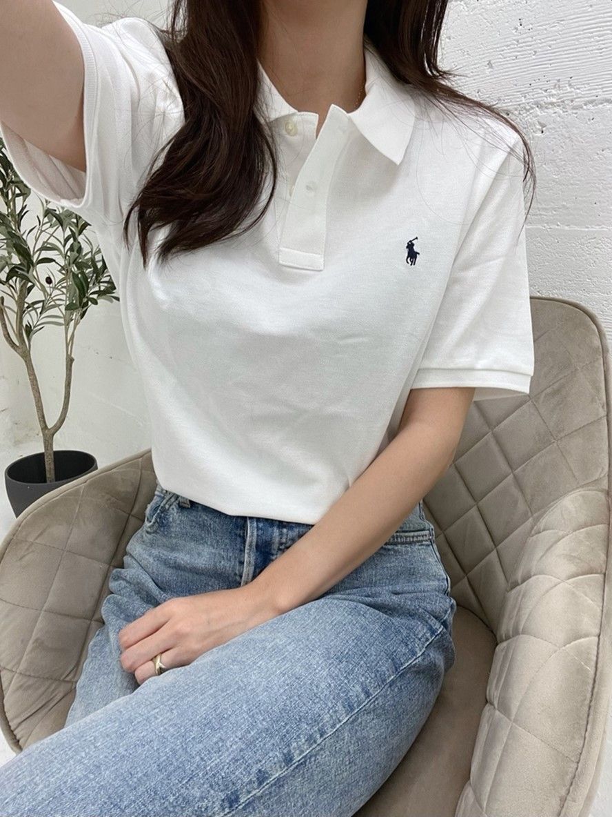 폴로랄프로렌-폴로 랄프로렌 여성 포니로고 자수 코튼 반팔 카라 티셔츠 6색 택1 6794324200 | TRENBE 폴로랄프로렌-폴로 랄프로렌 여성 포니로고 자수 코튼 반팔 카라 티셔츠 6색 택1 6794324200 | Trenbe