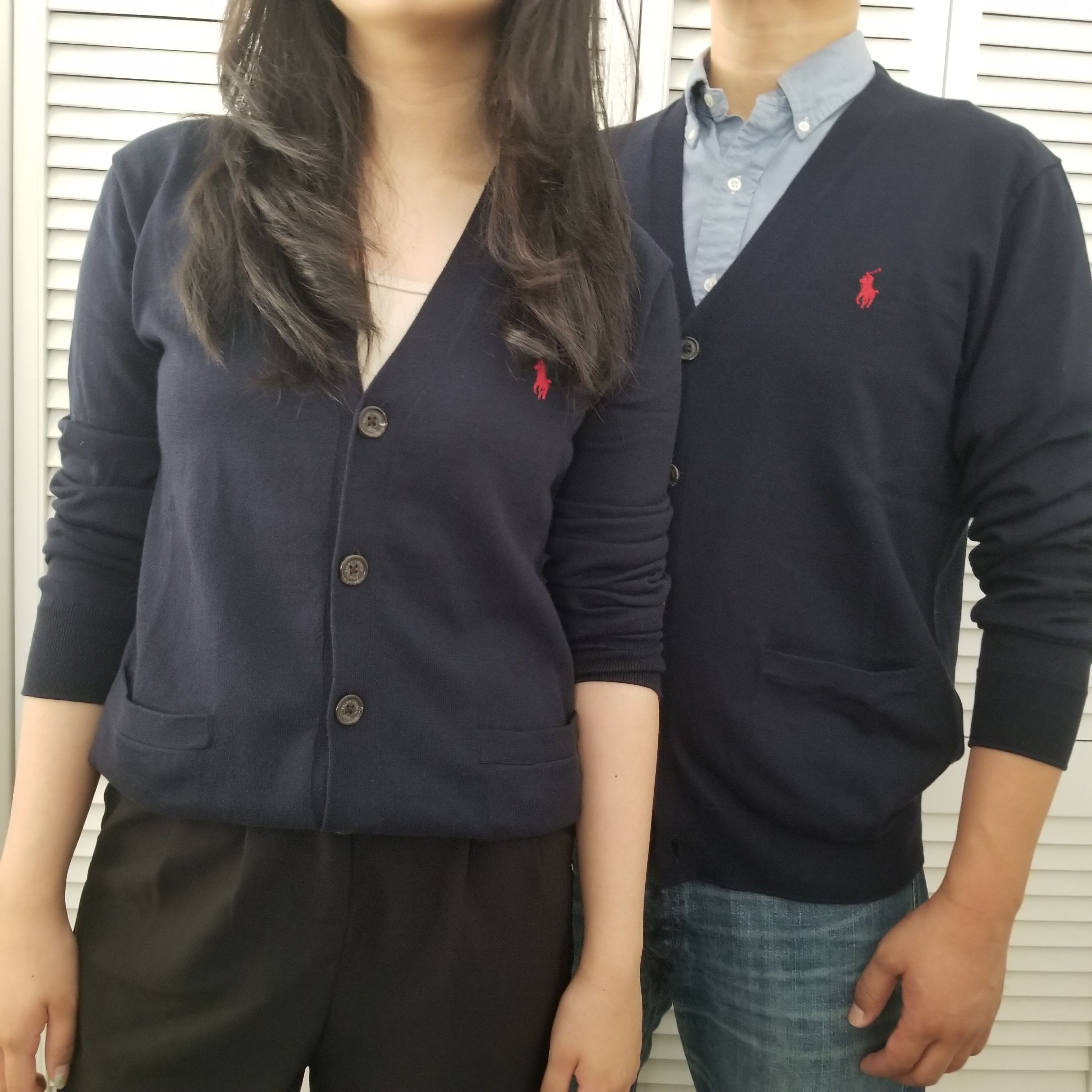 폴로 랄프로렌 코튼 브이넥 가디건