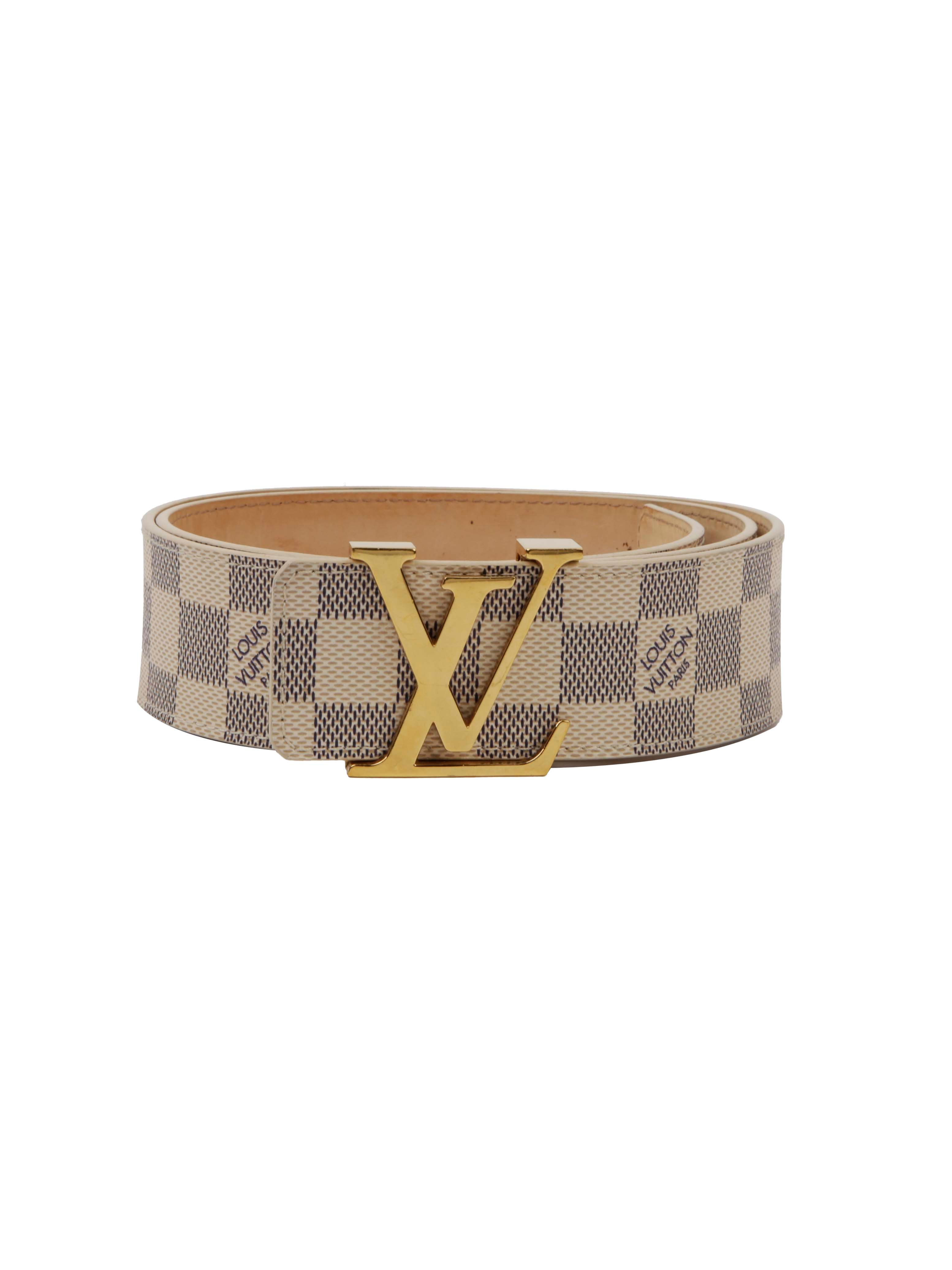 LOUIS VUITTON M9043U INITIALES REVERSIBLE MONOGRAM ECLIPSE 40MM WIDTH 90CM  LONG BELT WITH SILVER LV BUCKLE