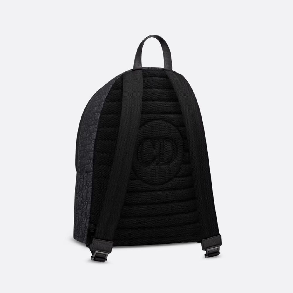 디올(Dior) | 라이더 오블리크 모티브 남성 백팩 블랙 | 트렌비
