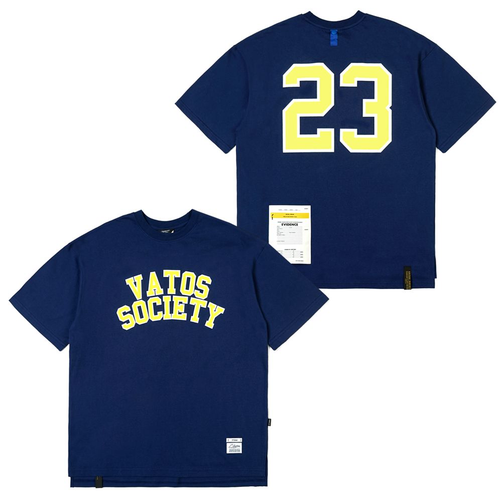 [ STIGMA ]★23 COLLEGE OVERSIZED T-SHIRTS 스티그마(Stigma) | 23 COLLEGE OVERSIZED T-SHIRTS BLUE | 트렌비