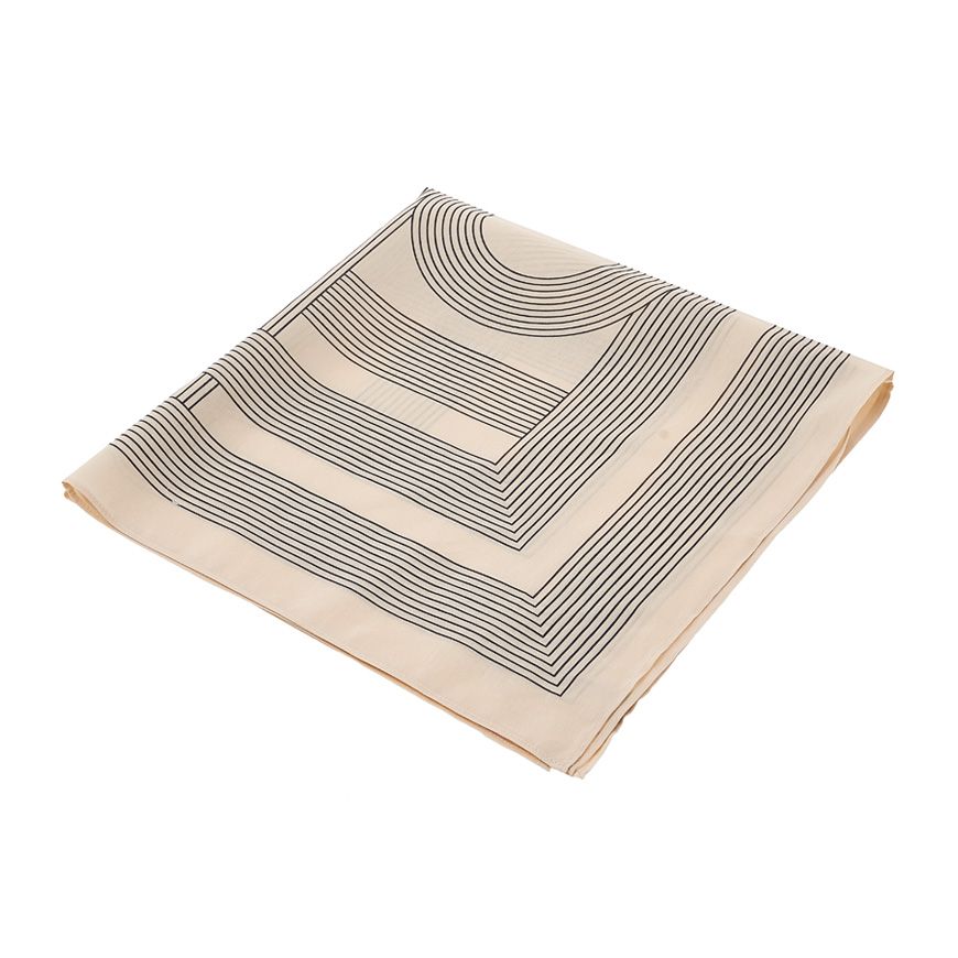 Toteme - Monogram Wool and Cashmere Scarf in Dark Beige 213894808