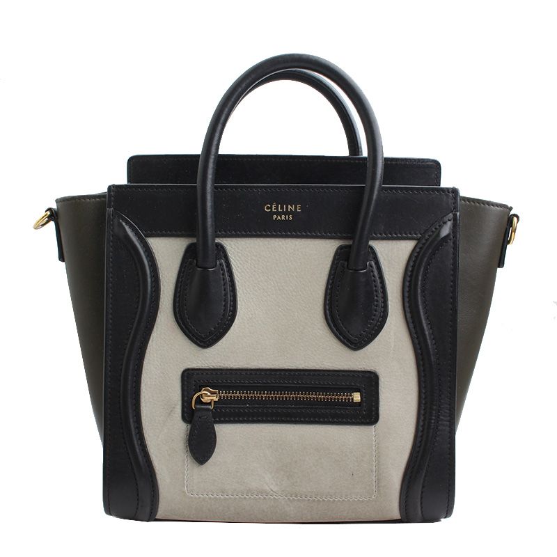 CELINE セリーヌ ハンドバッグ レザー ブラック 黒 : ブランド
