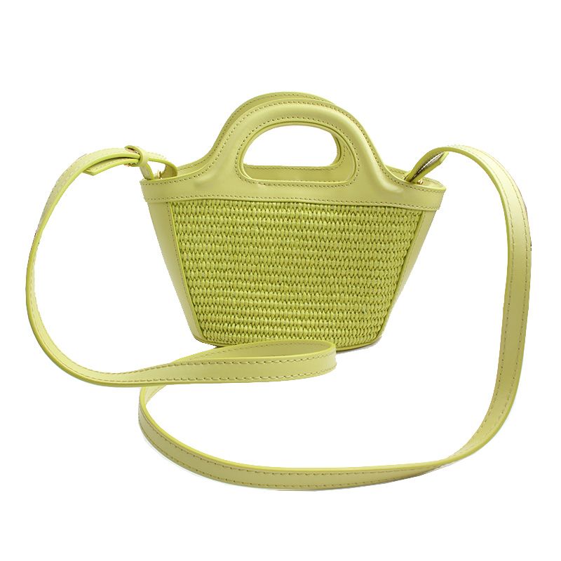 Marni Weaving Lime Mini Fabric Crossbody Bag 01234 55148756