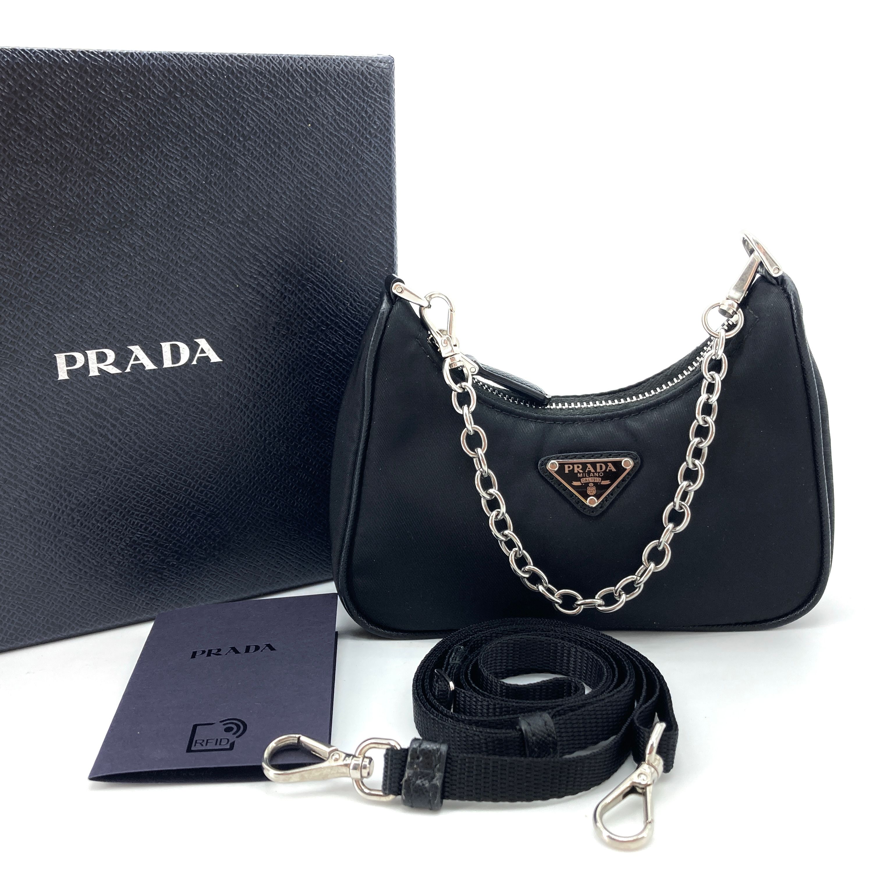 PRADA Re-Edition 2005 Shoulder Bag Nylon 'Black' 1BH204-R064-F0002