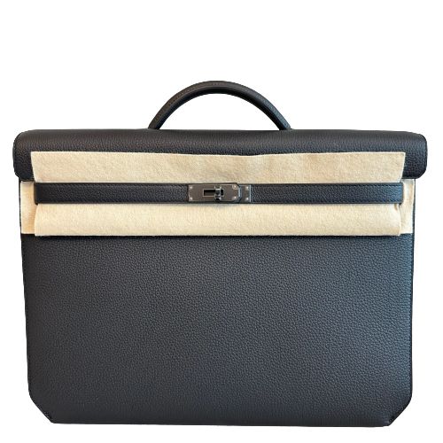 Shop HERMES Sac a depeches light 1-37 briefcase (H074409CB89