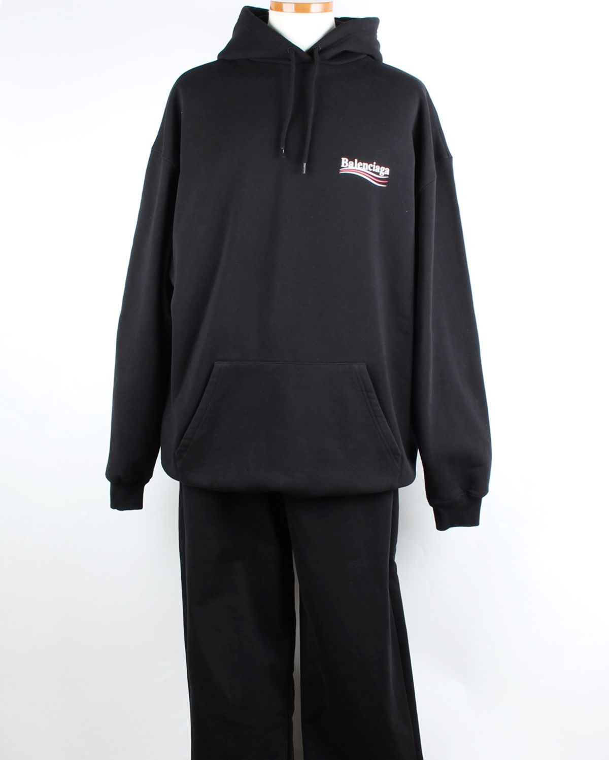 Balenciaga Wave Logo Training Hoodie Set Black M SKU12345 | eBay