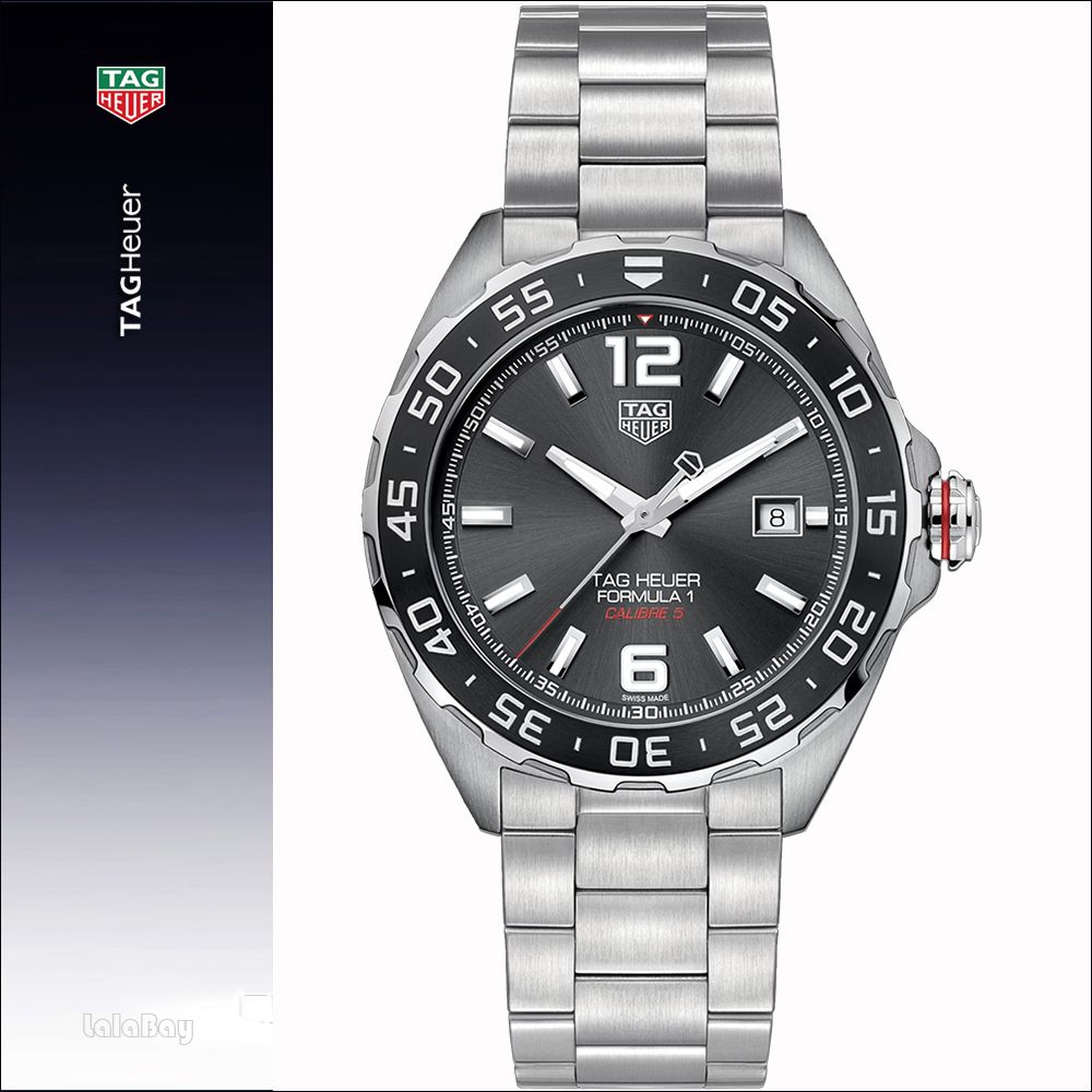 태그호이어 포뮬러1 오토매틱 그레이 43mm 세라믹 베젤 WAZ2011.BA0842 메탈밴드