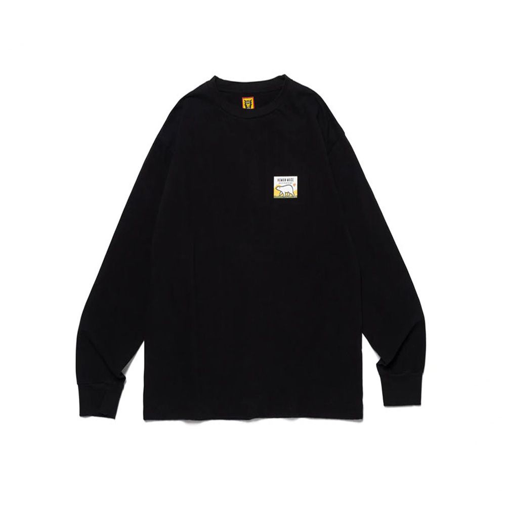 휴먼메이드(Human Made) | 휴먼메이드 x 베르디 오츠모 플라자 롱 슬리브 티셔츠 (화이트) XX26CS025 | 트렌비