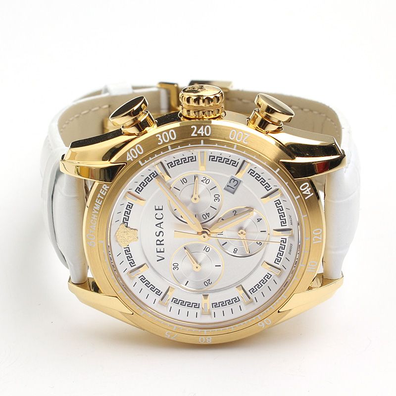 중고 베르사체 금장 스틸 시계 42mm