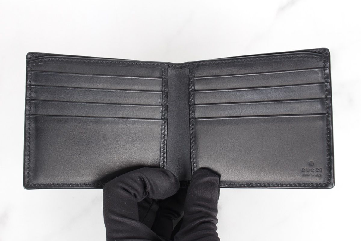 人気特価をすべて Gucci eBay | 63504640 12345 Black Wallet Bi-Fold Tiger Jumping 小物