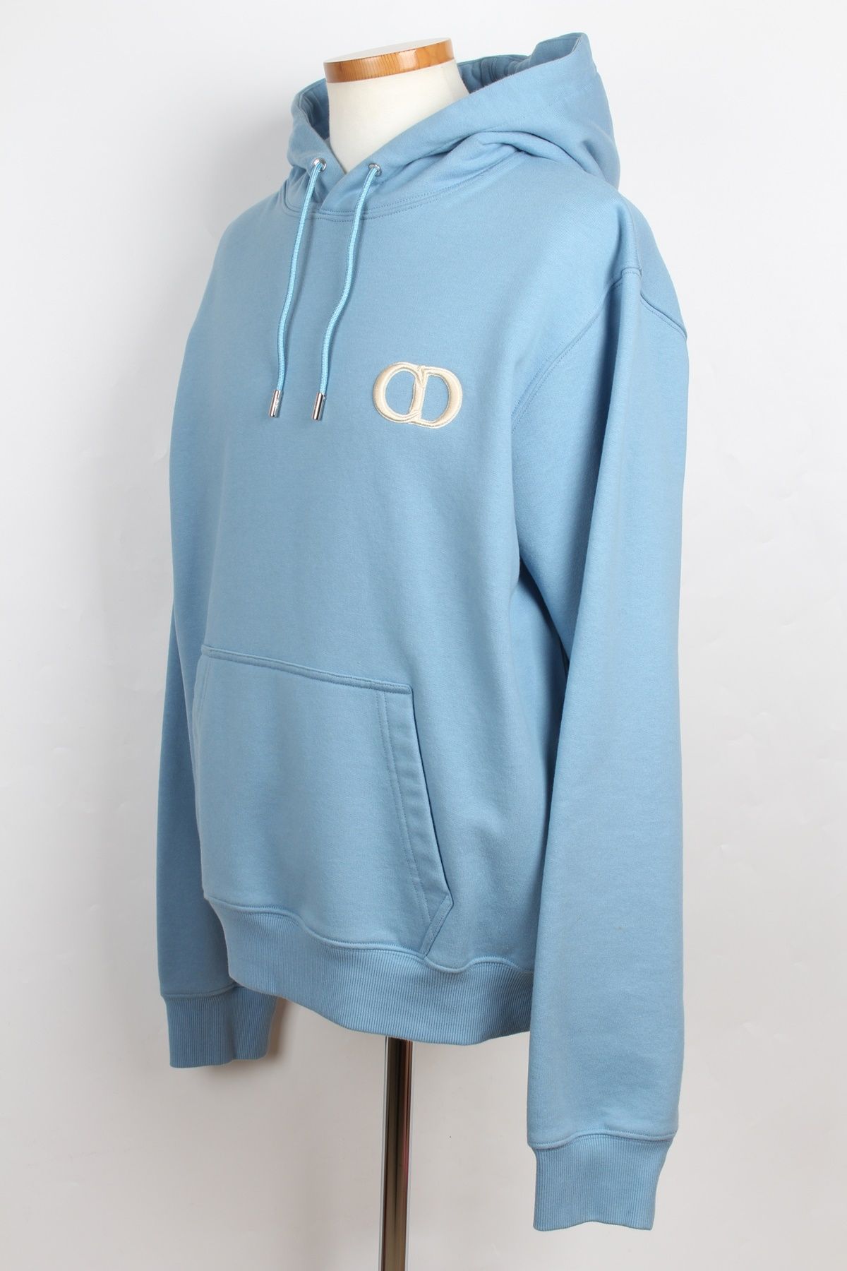 CD Icon Hooded Sweatshirt Black Cotton Fleece | DIOR