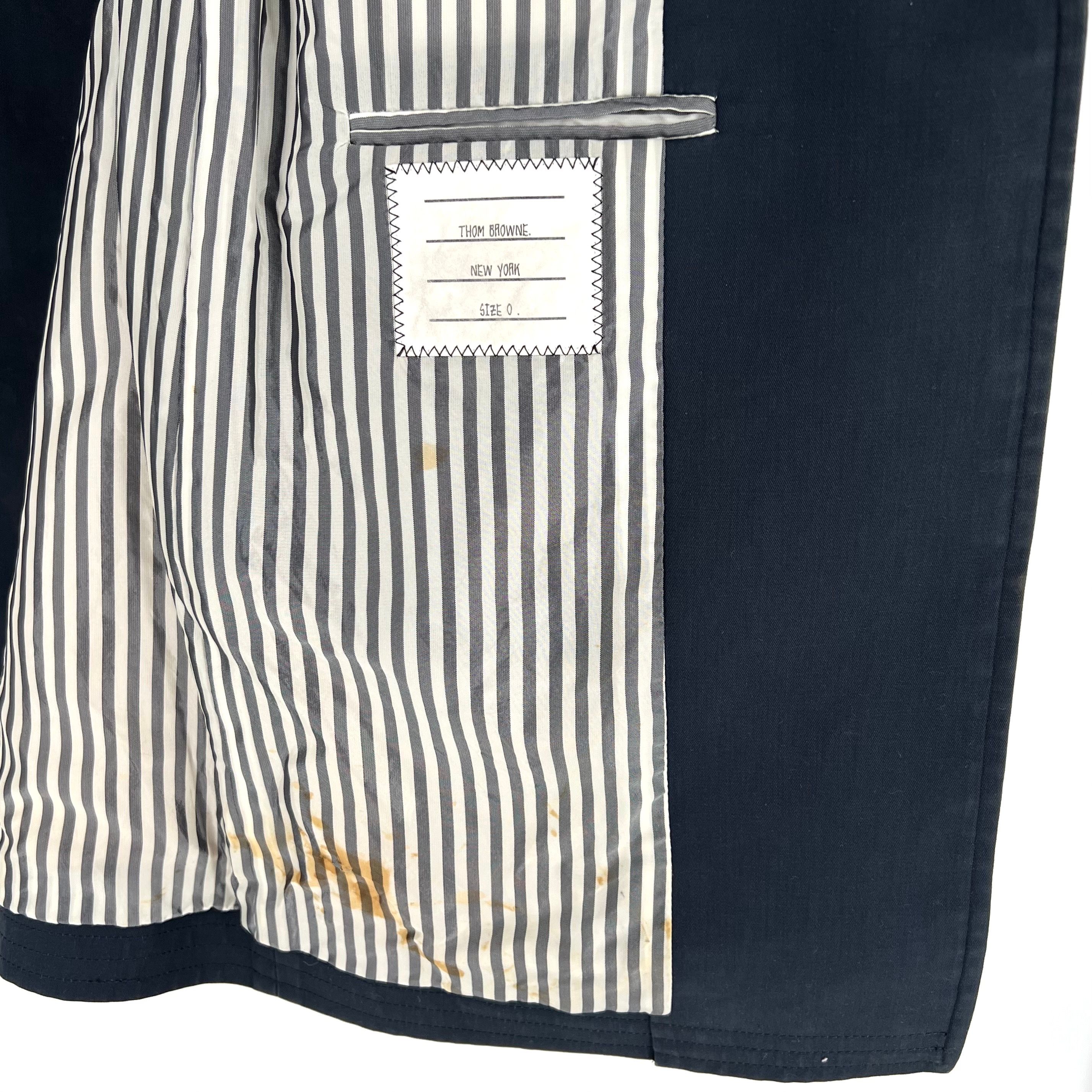 Moncler Thom Browne Anchor Single Coat Navy MOC005E 63851239