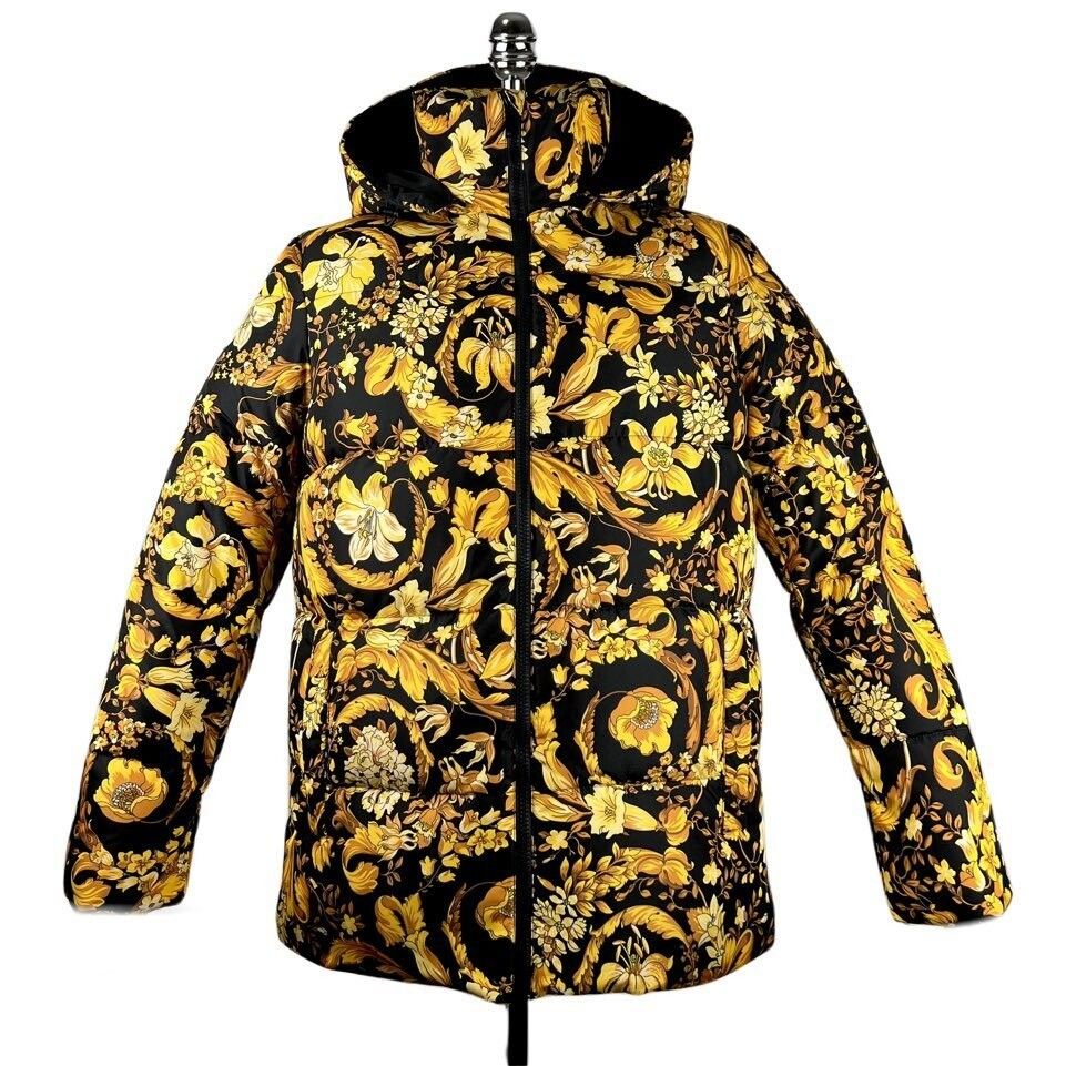 VERSACE 신상 여성 베르사체 프린트 구스다운 패딩 1002793 1A02072 RO5B000